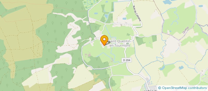 localisation de l'entreprise SCI DE L'ANGE GABRIELLE  SAINT-QUENTIN-EN-TOURMONT