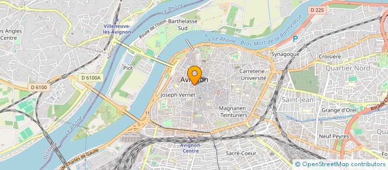 localisation de l'entreprise SCI DE L'ANGELIQUE  AVIGNON