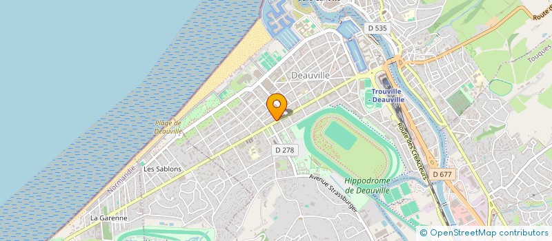 localisation de l'entreprise SCI DE L'ANGELUS à DEAUVILLE