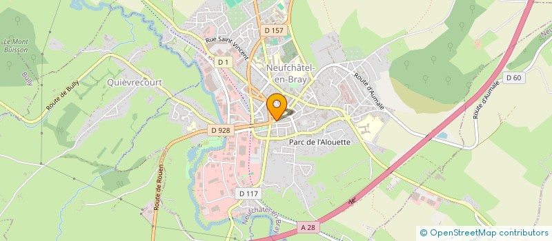 localisation de l'entreprise SCI DE L'ANGELUS  NEUFCHATEL-EN-BRAY