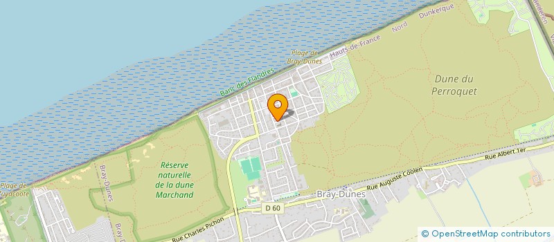 localisation de l'entreprise SCI DE L ANGELUS  BRAY-DUNES