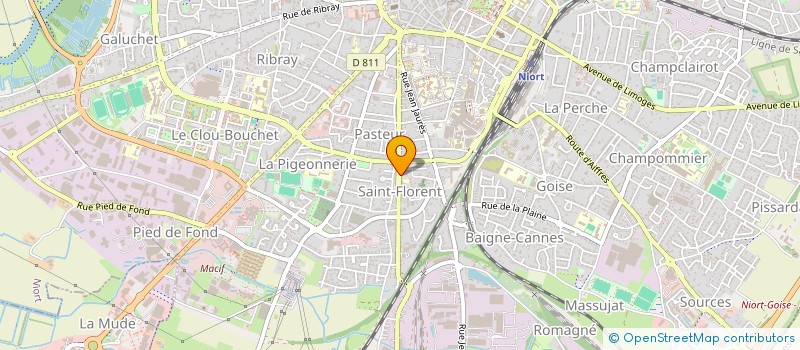 localisation de l'entreprise SCI DE L'ANGELY  NIORT