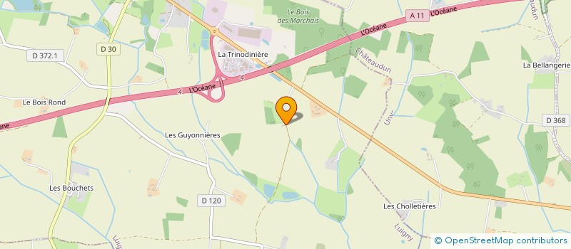 localisation de l'entreprise SCI DE L ANGERIE à LUIGNY