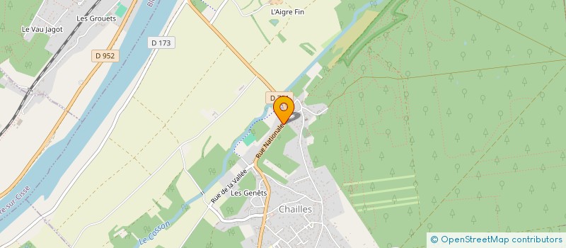 localisation de l'entreprise SCI DE L'ANGEVINIERE à CELLETTES