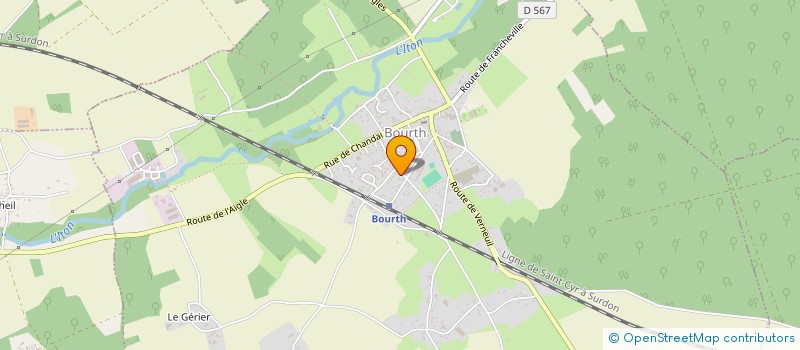 localisation de l'entreprise SCI DE L'ANGINANT  BOURTH