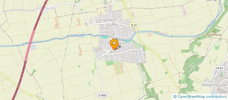 localisation de l'entreprise SCI DE L ANGLE  DINGSHEIM