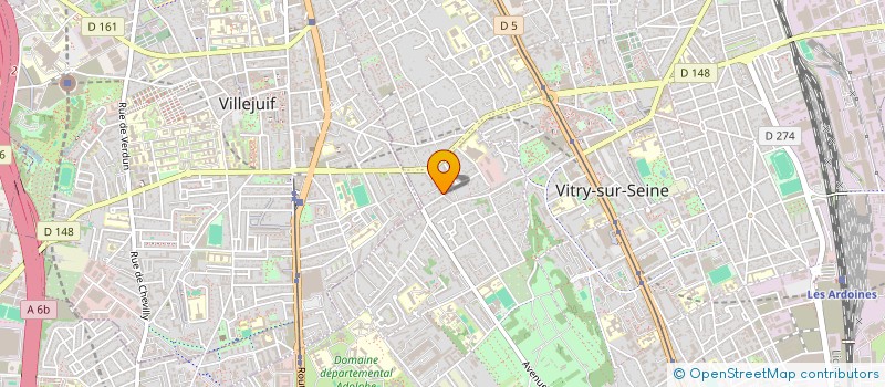 localisation de l'entreprise SCI DE L'ANGLE  VITRY-SUR-SEINE