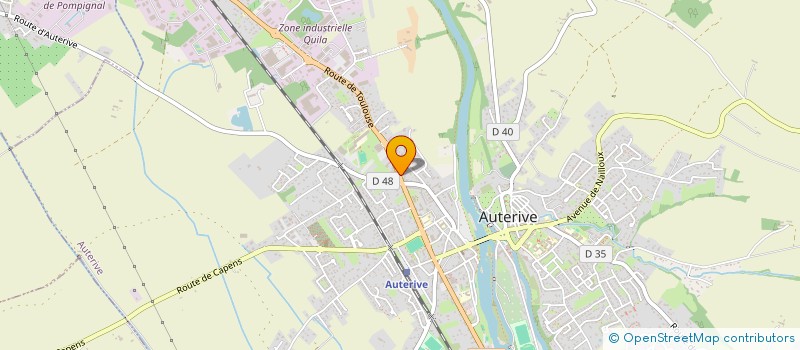 localisation de l'entreprise SCI DE L'ANGLE  AUTERIVE