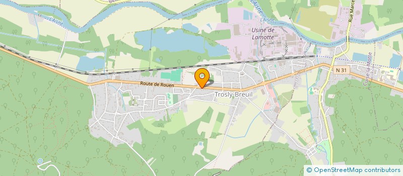 localisation de l'entreprise SCI DE L'ANGLEE  TROSLY-BREUIL