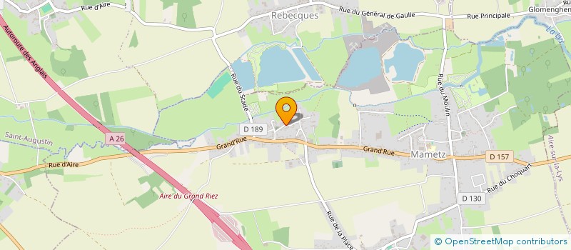 localisation de l'entreprise SCI DE L'ANGLET  MAMETZ