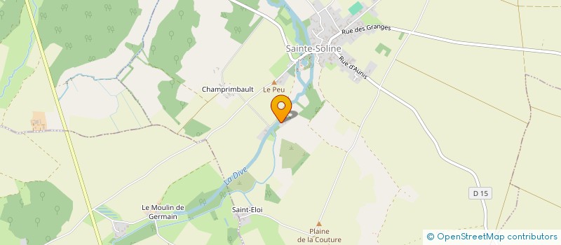 localisation de l'entreprise SCI DE L ANGUILLERIE  SAINTE-SOLINE