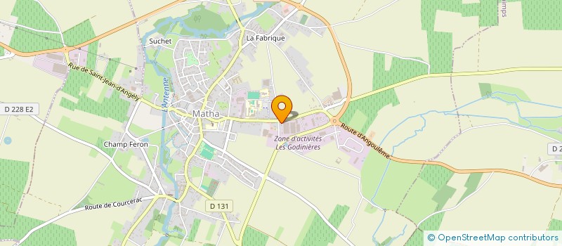 localisation de l'entreprise SCI DE L'ANISSERIE  MATHA