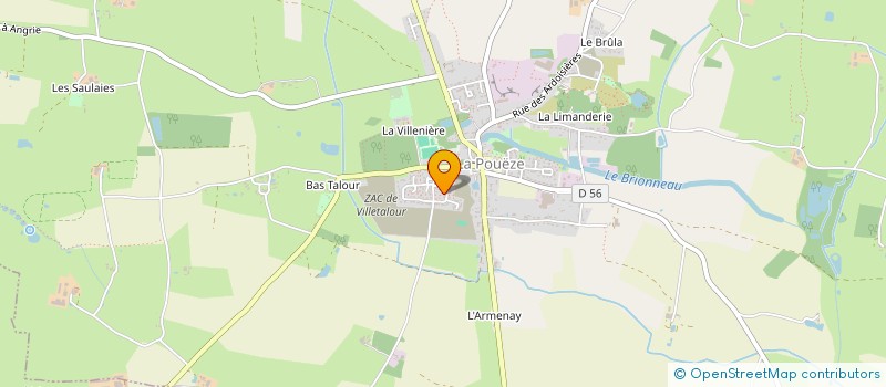 localisation de l'entreprise SCI DE L ANJOUERE  ERDRE-EN-ANJOU