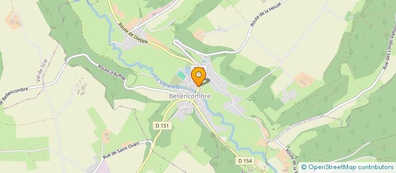 localisation de l'entreprise SCI DE L ANNABELLE  BELLENCOMBRE