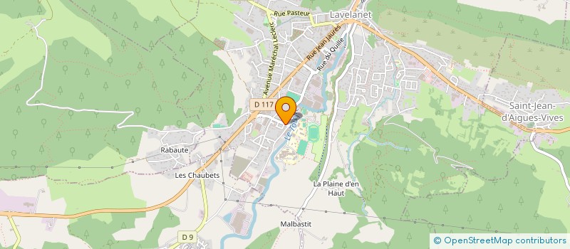 localisation de l'entreprise SCI DE L'ANNE à LAVELANET