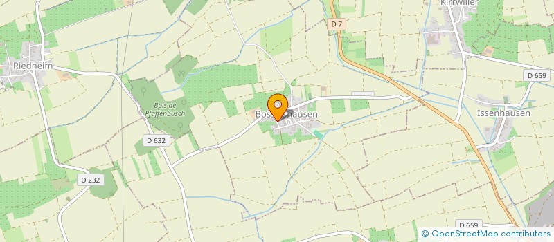 localisation de l'entreprise SCI DE L'ANNEAU  BOSSELSHAUSEN