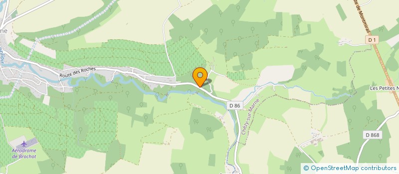 localisation de l'entreprise SCI DE L ANNUIT  CHEZY SUR MARNE