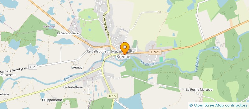 localisation de l'entreprise SCI DE L'ANSE à MEZIERES-EN-BRENNE