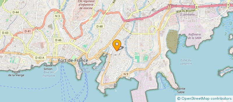 localisation de l'entreprise SCI DE L'ANSE à FORT-DE-FRANCE
