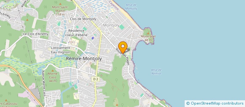 localisation de l'entreprise SCI DE L ANSE PIALMARE  REMIRE-MONTJOLY
