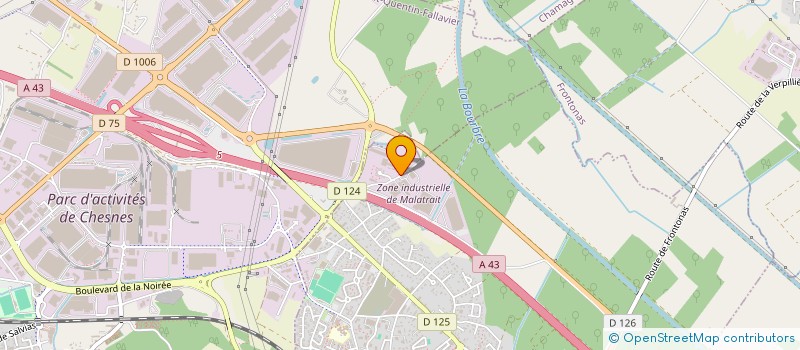 localisation de l'entreprise SCI DE L'ANTIQUAIRE  ECLOSE-BADINIERES