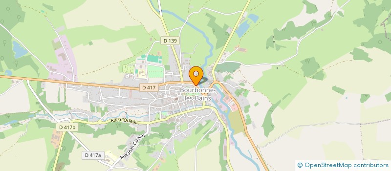 localisation de l'entreprise SCI DE L'APANCE 39 à BOURBONNE-LES-BAINS