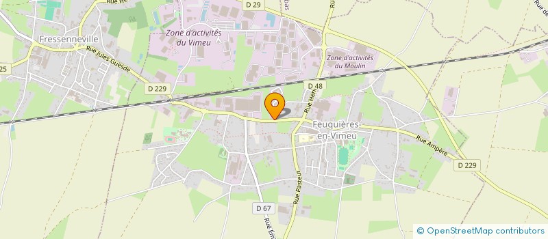 localisation de l'entreprise SCI DE L'APOTHEOSE  FEUQUIERES-EN-VIMEU