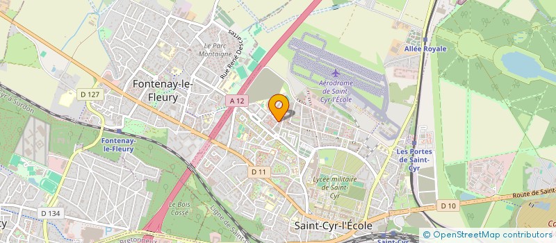 localisation de l'entreprise SCI DE L AQUARIUM  SAINT-CYR-L'ECOLE