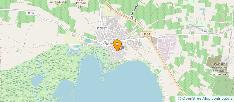 localisation de l'entreprise SCI DE L'AQUEDUC  VENDRES