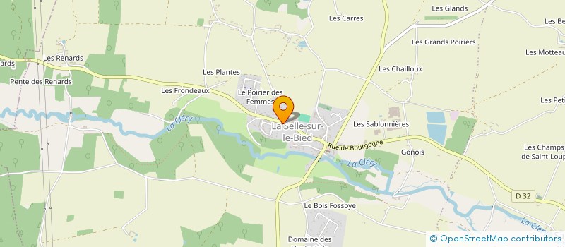 localisation de l'entreprise SCI DE L ARAUCARIA à LA SELLE-SUR-LE-BIED