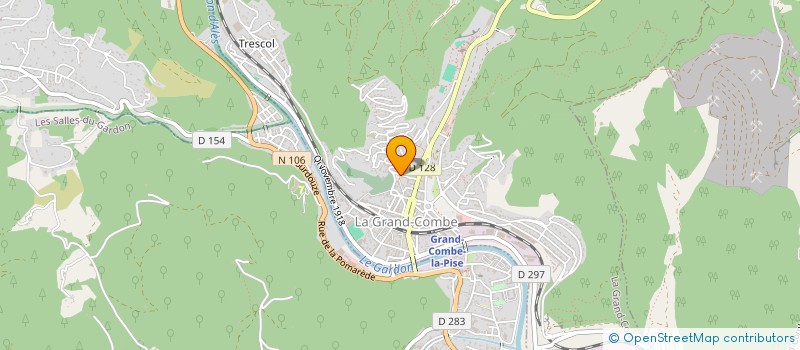 localisation de l'entreprise SCI DE L'ARBOUX  LA GRAND-COMBE