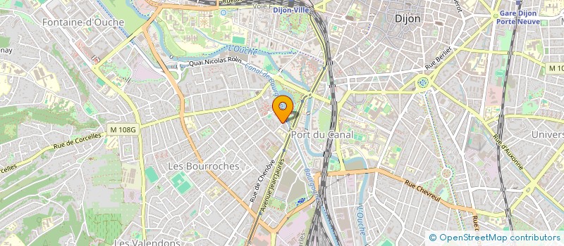 localisation de l'entreprise SCI DE L'ARBRE à DIJON