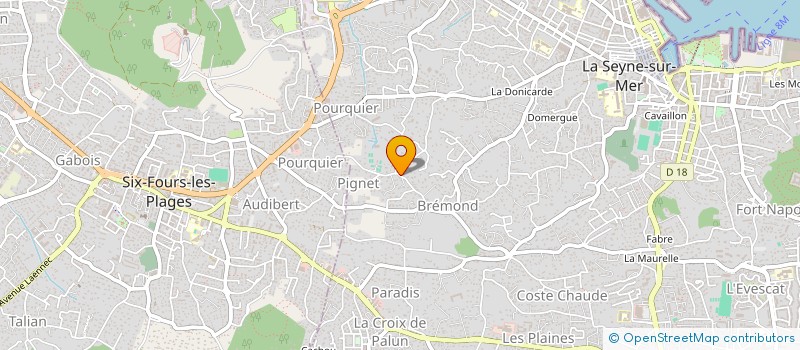 localisation de l'entreprise SCI DE L ARBRE DE VIE  LA SEYNE-SUR-MER