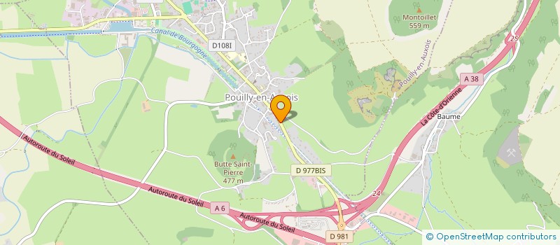 localisation de l'entreprise SCI DE L ARBRE PIN  POUILLY-EN-AUXOIS