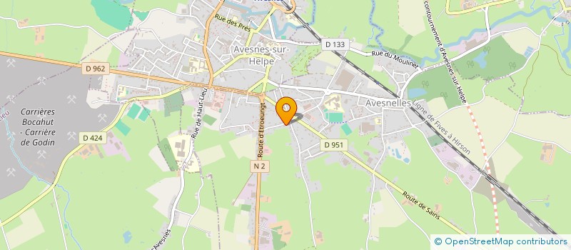 localisation de l'entreprise SCI DE L ARBRE VERT  AVESNELLES