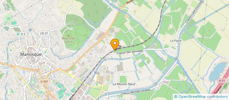 localisation de l'entreprise SCI DE L ARBRIERE à MANOSQUE