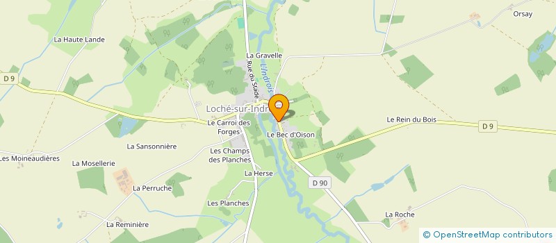 localisation de l'entreprise SCI DE L'ARC à ORBIGNY