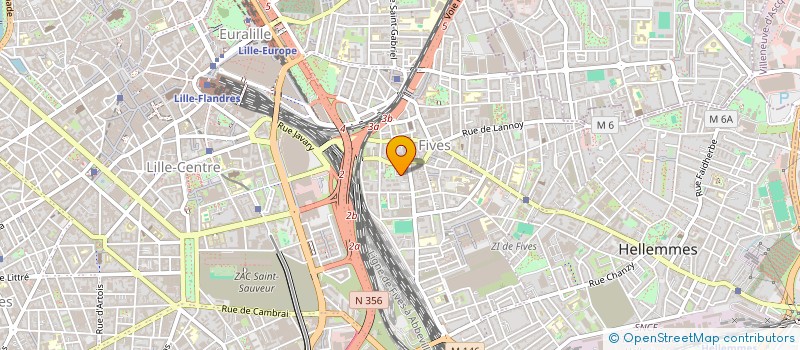 localisation de l'entreprise SCI DE L ARC à LILLE