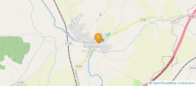 localisation de l'entreprise SCI DE L'ARCADE à BREUVANNES-EN-BASSIGNY