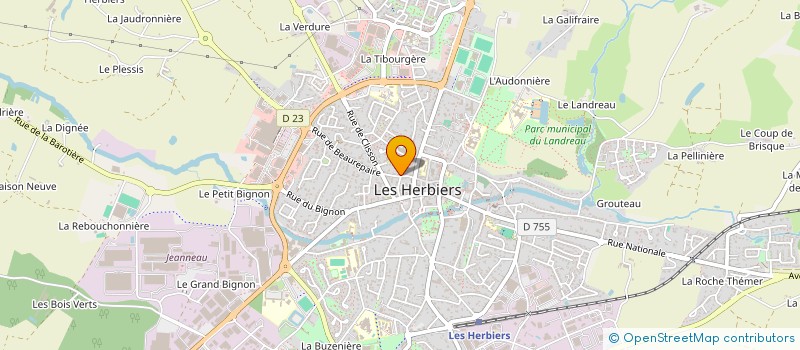 localisation de l'entreprise SCI DE L'ARCEAU à LES HERBIERS