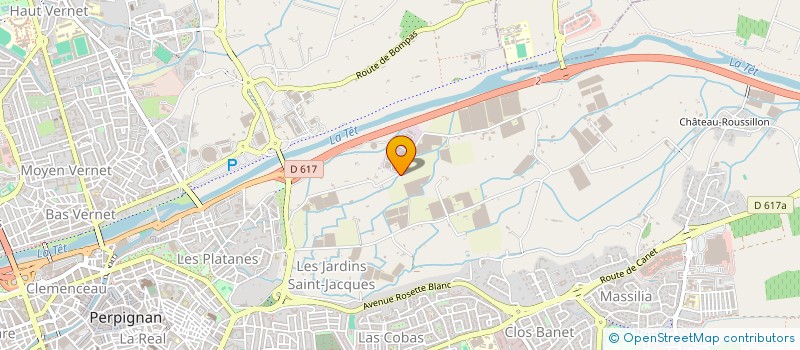 localisation de l'entreprise SCI DE L'ARCHANGE  PERPIGNAN