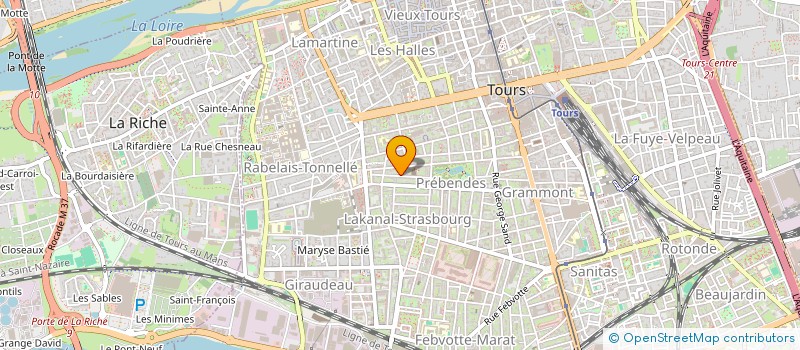 localisation de l'entreprise SCI DE L'ARCHE  TOURS