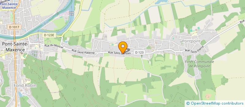 localisation de l'entreprise SCI DE L ARCHE  PONTPOINT