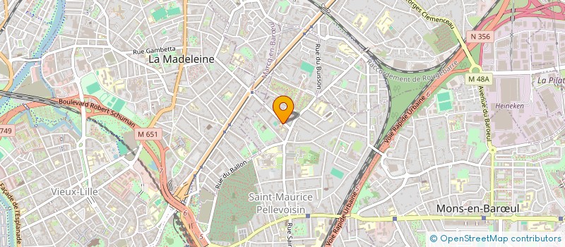 localisation de l'entreprise SCI DE L'ARCHE à LILLE
