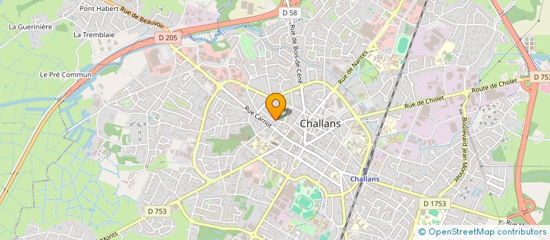localisation de l'entreprise SCI DE L'ARCHE à CHALLANS