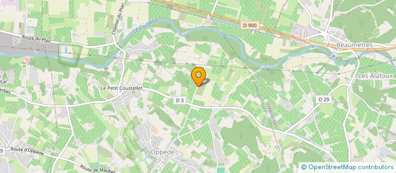 localisation de l'entreprise SCI DE L'ARCHE  OPPEDE