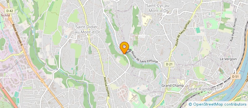 localisation de l'entreprise SCI DE L'ARCHE  SAINT-DIDIER-AU-MONT-D OR