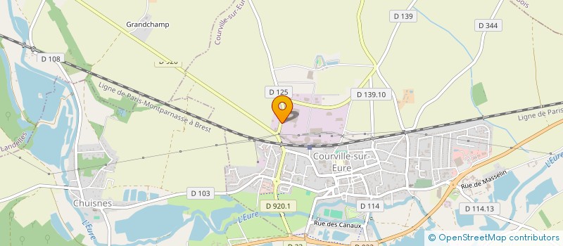 localisation de l'entreprise SCI DE L'ARCHE à BAILLEAU-LE-PIN