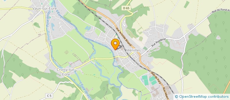 localisation de l'entreprise SCI DE L'ARCHE  LE PLESSIS-HEBERT