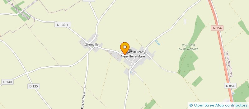 localisation de l'entreprise SCI DE L'ARCHE à TREMBLAY-LES-VILLAGES